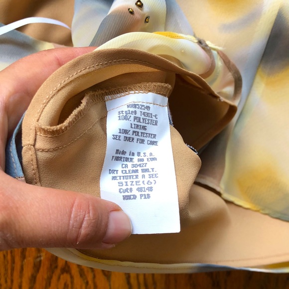 Rare - Laundry by Shelli Segal multi coloured top - Picture 4 of 4